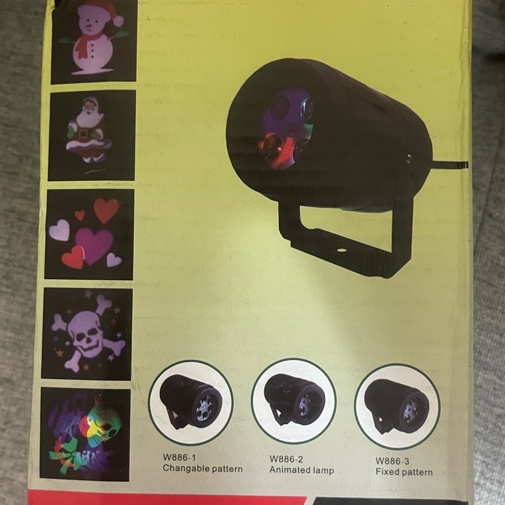 led laser light changing color projector - Picture 7 of 11